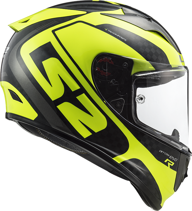 【本日特価】 C Arrow LS2 Casque EVO RacingBike - FLUO JAUNE STING FF323 セキュリティ・セーフティ