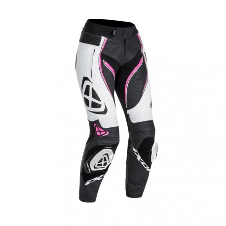 Pantalon IXON VORTEX LADY NOIR/BLANC/FUSHIA