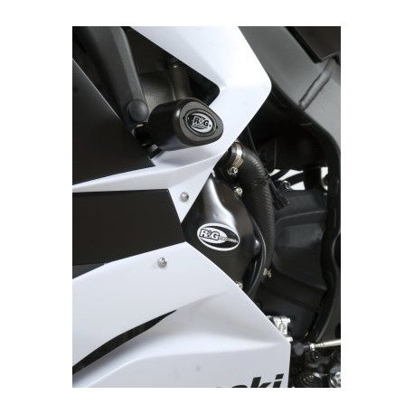 Tampon de protection R&G RACING Aero noir Kawasaki ZX-6R/ZX636-R