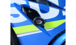 Tampons de protection R&G RACING Aero noir Suzuki GSX-R1000 17/18