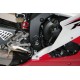 Tampons de protection inférieurs R&G RACING Aero noir Yamaha YZF-R6 06/17