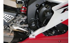 Tampons de protection inférieurs R&G RACING Aero noir Yamaha YZF-R6 06/17