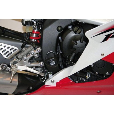 Tampons de protection inférieurs R&G RACING Aero noir Yamaha YZF-R6 06/17