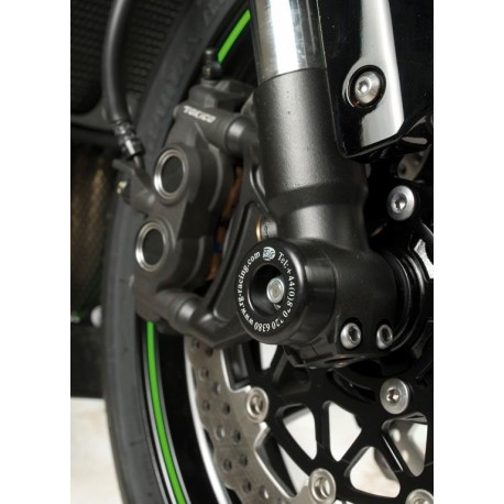 Protection de fourche R&G RACING noir Kawasaki ZX10R 08/15