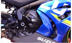 Couvre-carter droit (embrayage) R&G RACING Race Series noir Suzuki GSX-R1000 17/18