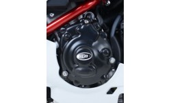 Couvre carter R&G RACING Race Series gauche (alternateur) noir Yamaha R1 15/17