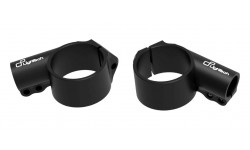 Bracelets LIGHTECH hauteur 0mm/déport +20mm/10° noir