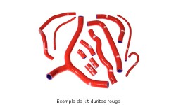 Durites de radiateur SAMCO type origine rouge - 6 durites Kawasaki ZX10R 11/15