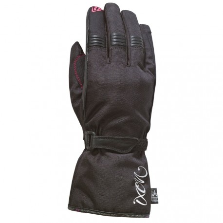 Gants IXON PRO RUSH LADY NOIR/FUSHIA