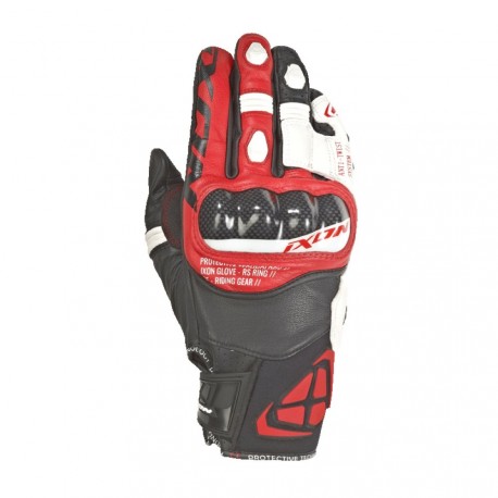 Gants IXON RS RING NOIR/ROUGE