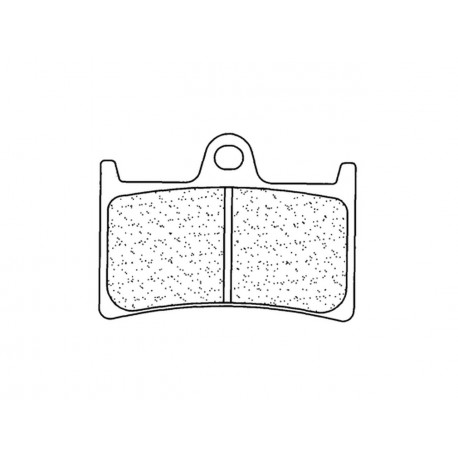 Plaquettes de frein CL BRAKES 2361C60 métal fritté R6