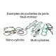 Pochette de joints haut-moteur pour Kawasaki ER6N