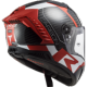 Casque LS2 Thunder FF805 Carbon Racing Rouge Blanc