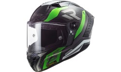 Casque LS2 Thunder FF805 Carbon Racing Rouge Blanc