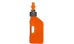 Bidon d'essence TUFF JUG 10L orange translucide/bouchon orange